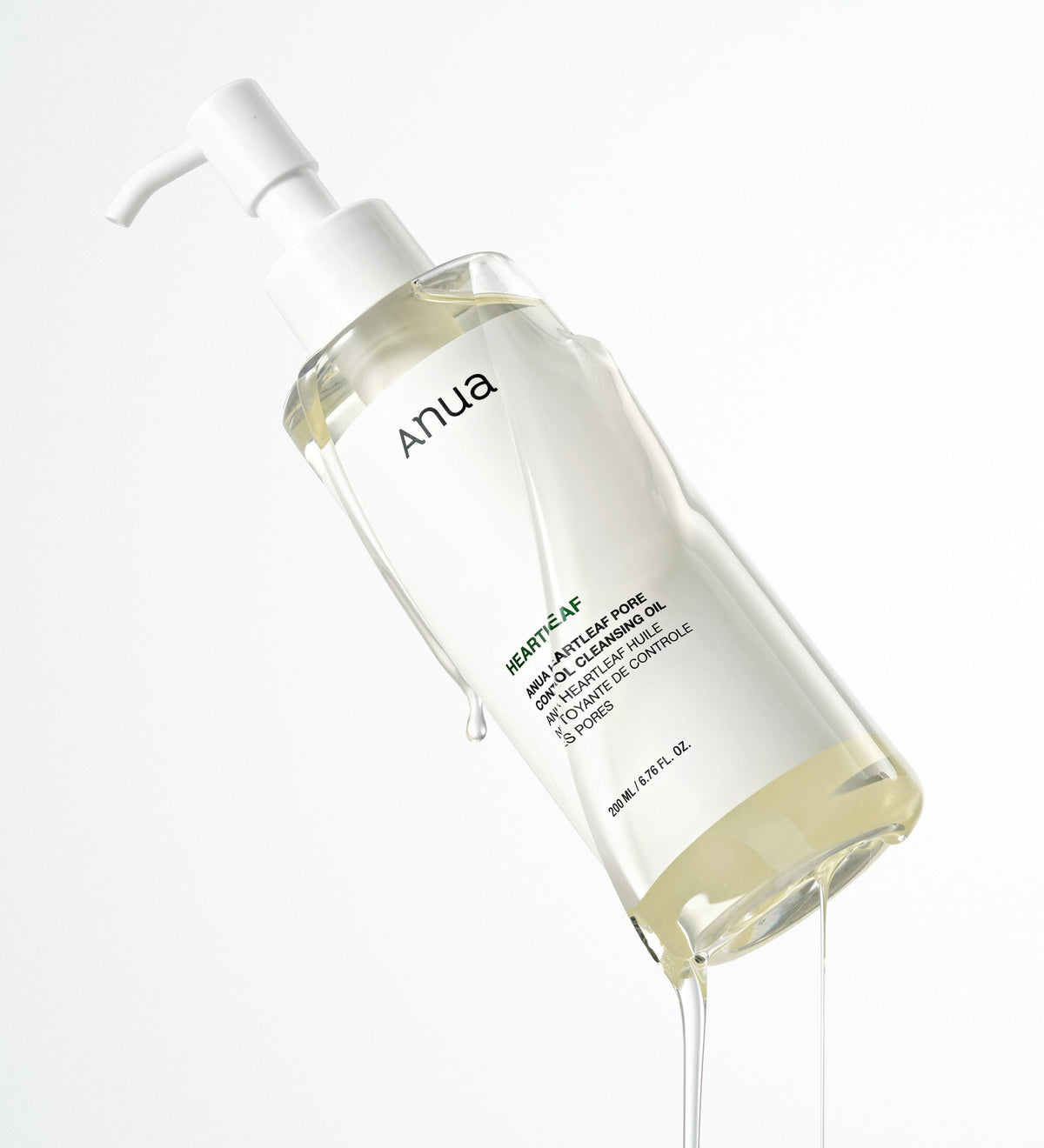 Anua Heartleaf Pore Control Cleansing Oil, Oil Cleanser for Face, Makeup Blackhead Remover, Korean Skin Care 200ml
