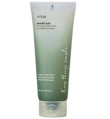 ANUA Heartleaf Quercetinol Pore Deep Cleansing Foam, Facial Cleanser, for Double Cleansing, BHA, Hyaluronic Acid, Glycerin, Face Wash, Blackhead Remover, Korean Skincare 150ml