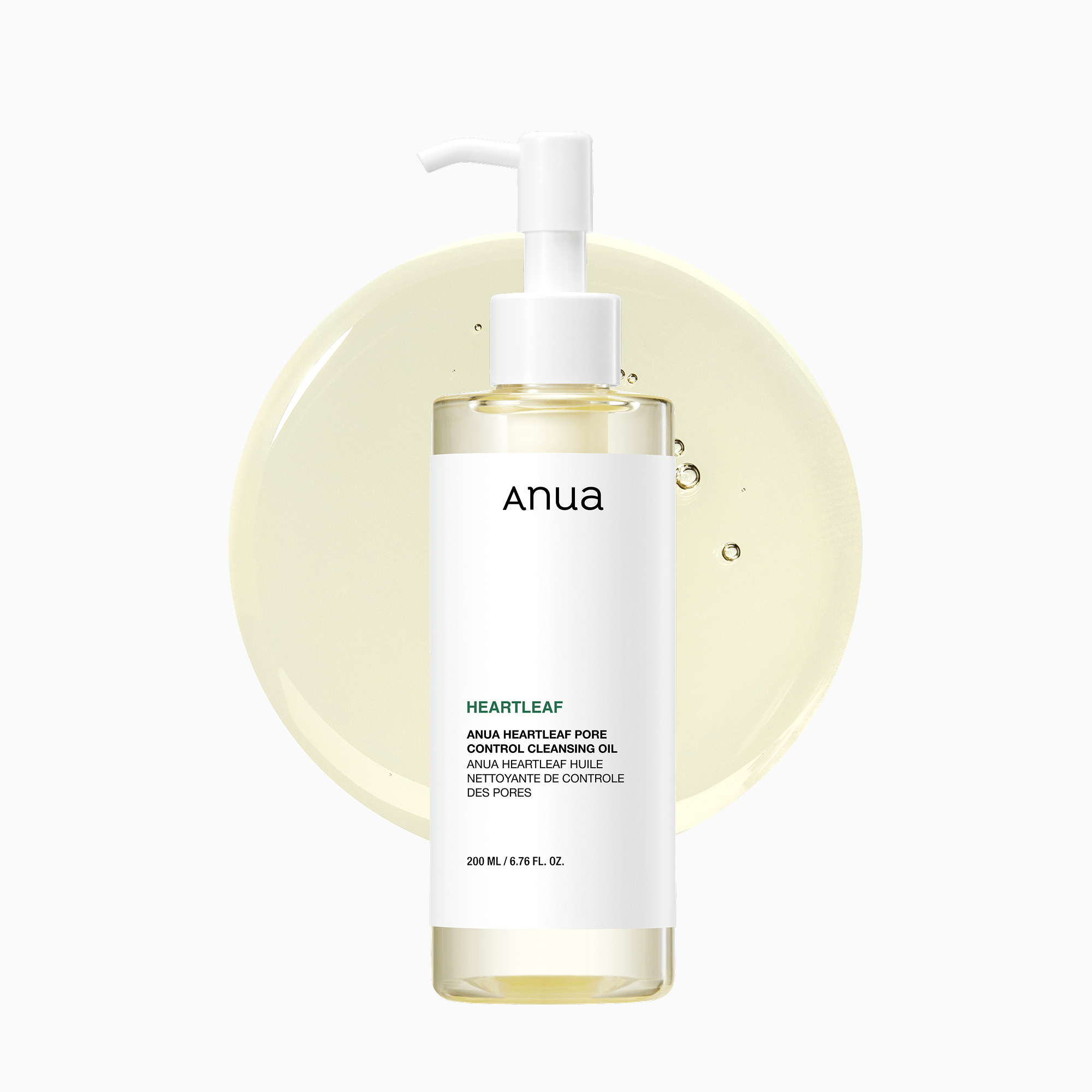 Anua Heartleaf Pore Control Cleansing Oil, Oil Cleanser for Face, Makeup Blackhead Remover, Korean Skin Care 200ml